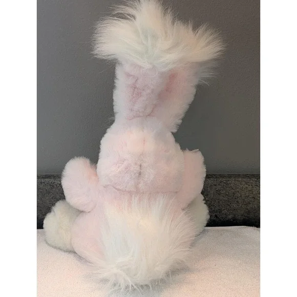 Vintage DanDee Tickle Wiggle Plush Easter Hoppy Bunny Lights That Tickles Pastel - Picture 13 of 17